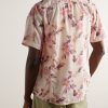 Novella Camp-Collar Floral-Print Lyocell Shirt - BK Novella Camp-Collar Floral-Print Lyocell Shirt - BK