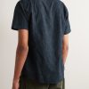 Camp-Collar Cotton-Jacquard Shirt - BK