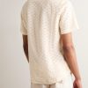 Camp-Collar Broderie Anglaise Cotton Shirt - BK Camp-Collar Broderie Anglaise Cotton Shirt - BK