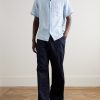 Camp-Collar Linen Shirt - OU Camp-Collar Linen Shirt - OU