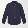 Atlantico Slim-Fit Button-Down Collar Cotton-Seersucker Shirt Atlantico Slim-Fit Button-Down Collar Cotton-Seersucker Shirt