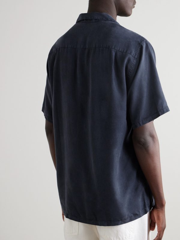 Dogtown Convertible-Collar TENCEL™ Lyocell Shirt - BK Dogtown Convertible-Collar TENCEL™ Lyocell Shirt - BK