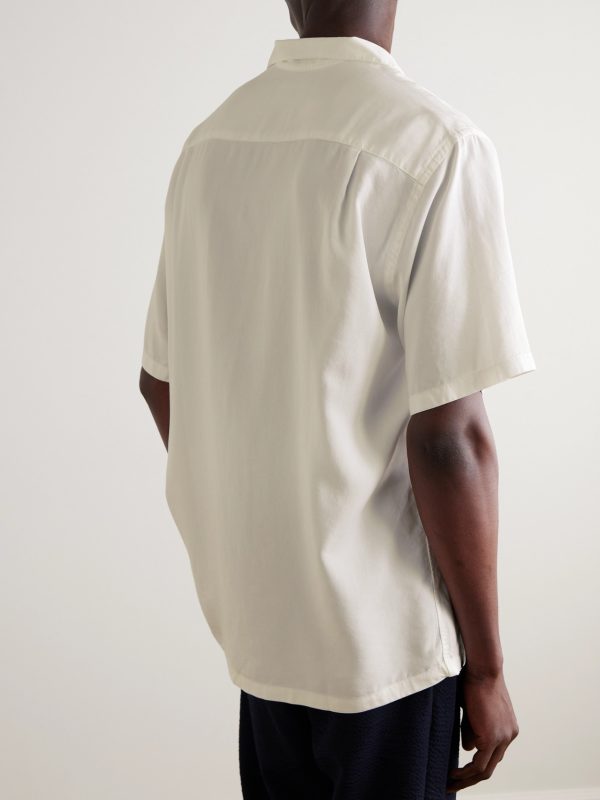 Camp-Collar TENCEL™ Lyocell Shirt - BK