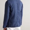 Labura Slim-Fit Linen Jacket - BK Labura Slim-Fit Linen Jacket - BK
