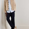 Belavista Button-Down Collar Striped Cotton Oxford Shirt - OU