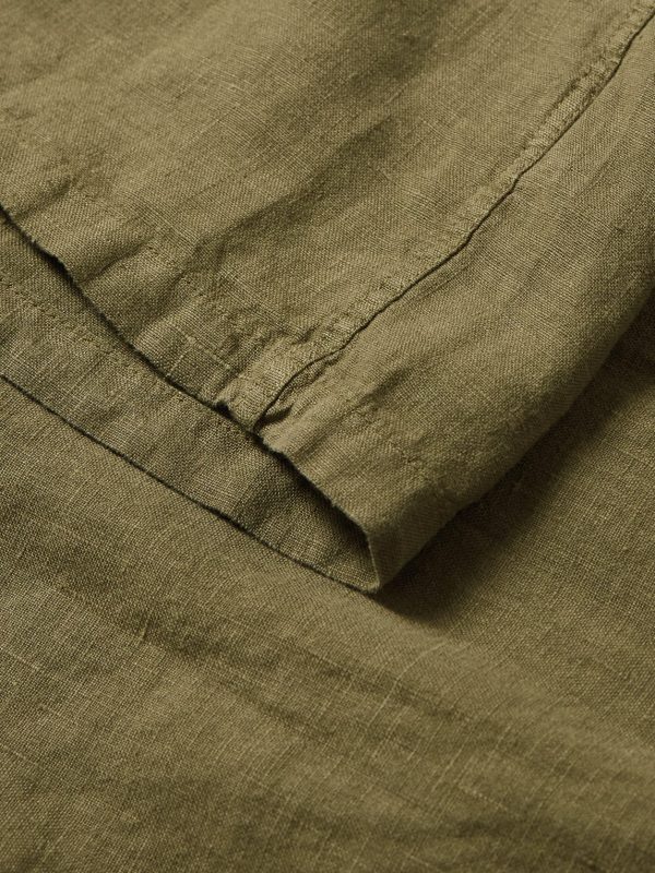 Camp-Collar Linen Shirt - CU Camp-Collar Linen Shirt - CU