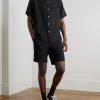 Camp-Collar Linen Shirt - OU Camp-Collar Linen Shirt - OU