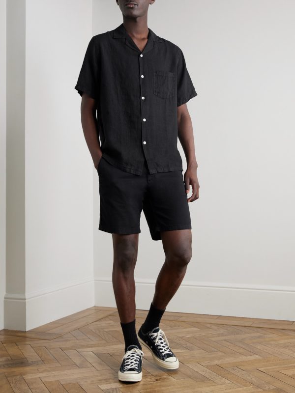 Camp-Collar Linen Shirt - OU Camp-Collar Linen Shirt - OU