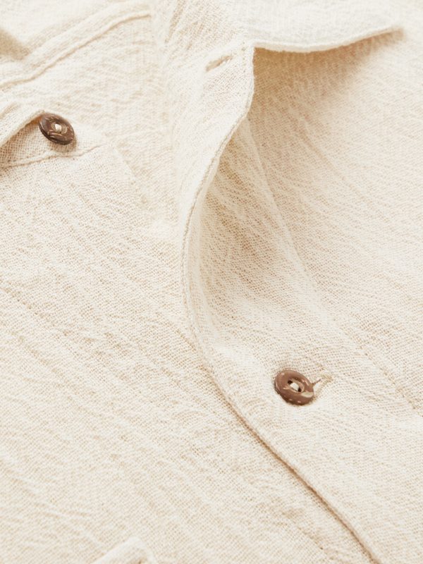 Milano Textured-Cotton Shirt - CU