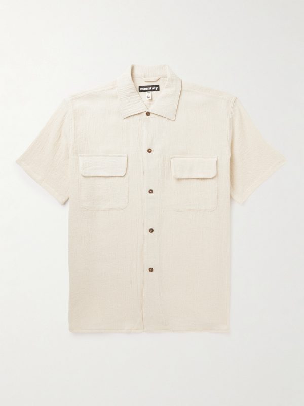 Milano Textured-Cotton Shirt
