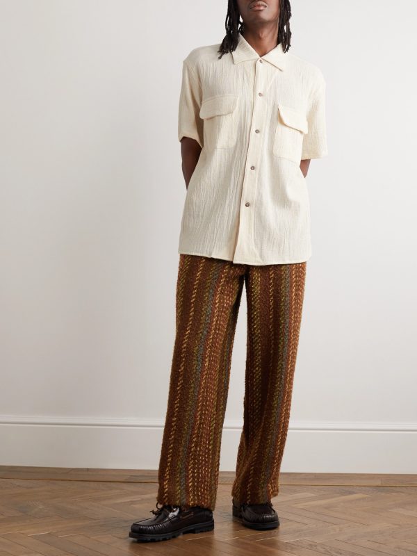 Milano Textured-Cotton Shirt - OU