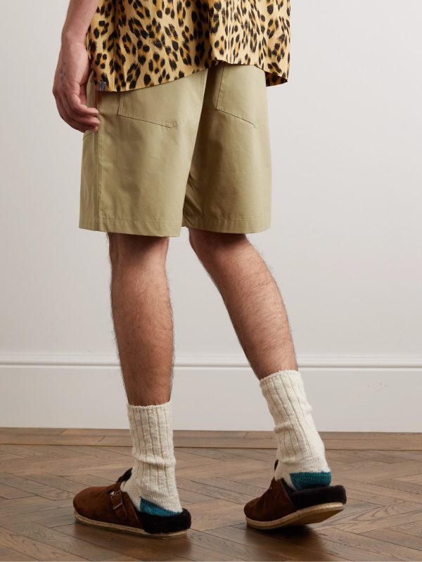 Fatigue Straight-Leg Cotton-Twill Shorts - BK Fatigue Straight-Leg Cotton-Twill Shorts - BK