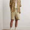 Fatigue Straight-Leg Cotton-Twill Shorts - OU Fatigue Straight-Leg Cotton-Twill Shorts - OU