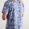 Lloyd Convertible-Collar Printed Cotton Shirt - BK Lloyd Convertible-Collar Printed Cotton Shirt - BK
