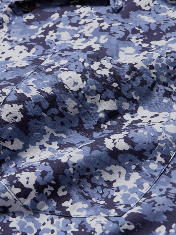 Lloyd Convertible-Collar Printed Cotton Shirt - CU Lloyd Convertible-Collar Printed Cotton Shirt - CU