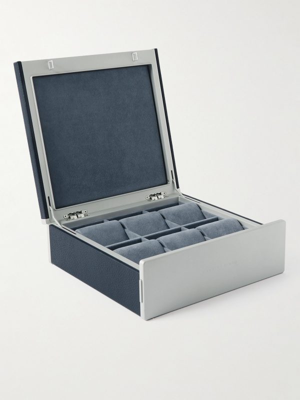 Spence Full-Grain Leather Six-Piece Watch Case - E1