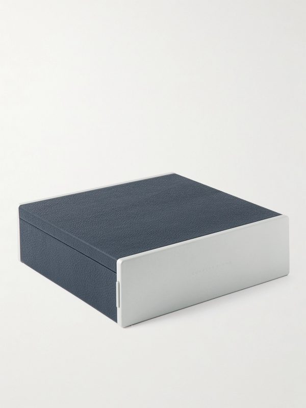 Spence Full-Grain Leather Six-Piece Watch Case