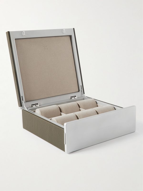 Spence Full-Grain Leather Six-Piece Watch Case - E1