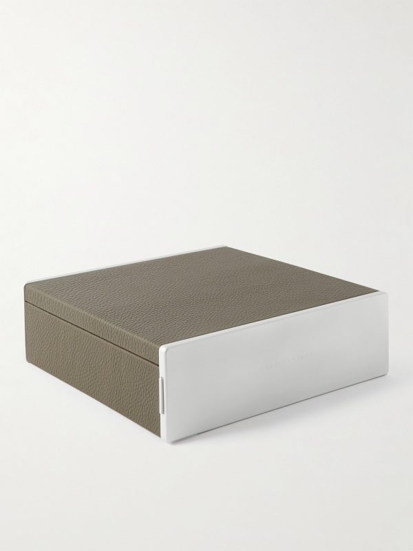 Spence Full-Grain Leather Six-Piece Watch Case