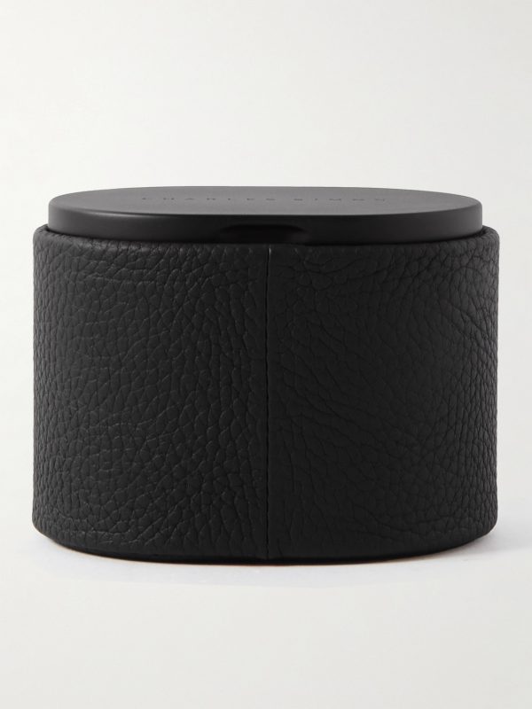Theo Full-Grain Leather Watch Roll - BK Theo Full-Grain Leather Watch Roll - BK