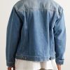 Hemi Embroidered Denim Trucker Jacket - BK