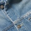 Hemi Embroidered Denim Trucker Jacket - CU