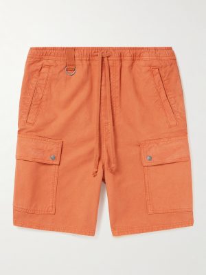 Rua Cotton and Lyocell-Blend Twill Drawstring Cargo Shorts