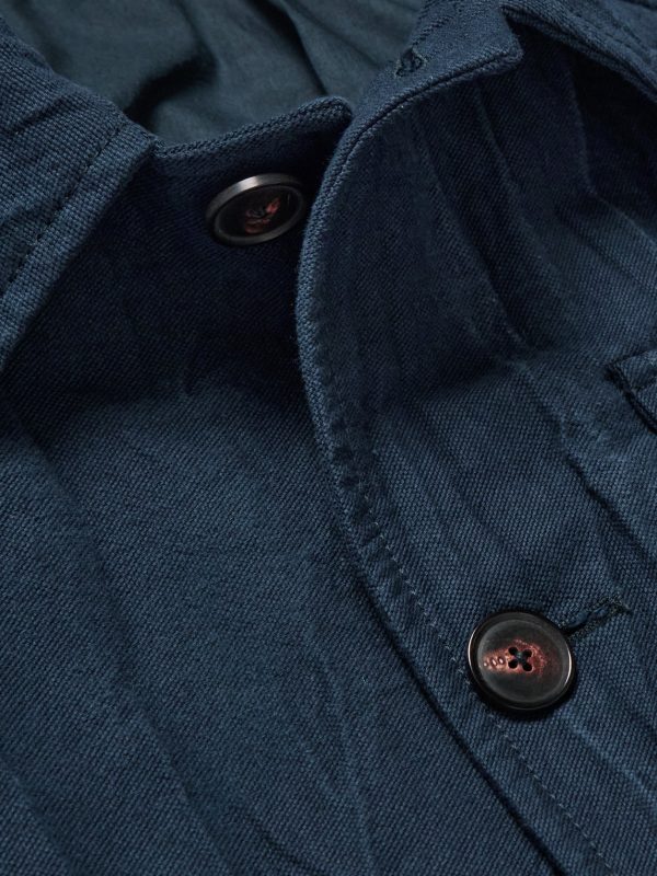 Crinkled Cotton-Twill Coat - CU Crinkled Cotton-Twill Coat - CU