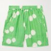 Assembly Straight-Leg Printed Linen Shorts
