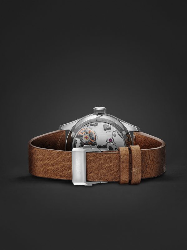Big Crown Hand-Wound 38mm Stainless Steel and Leather Watch Ref. No. 01 473 7786 4065 - E2 Big Crown Hand-Wound 38mm Stainless Steel and Leather Watch Ref. No. 01 473 7786 4065 - E2