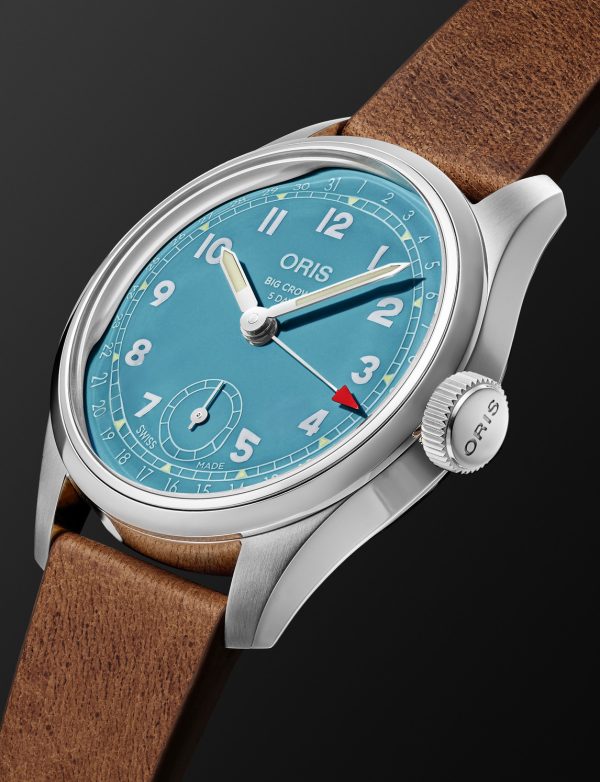 Big Crown Hand-Wound 38mm Stainless Steel and Leather Watch Ref. No. 01 473 7786 4065 - FR Big Crown Hand-Wound 38mm Stainless Steel and Leather Watch Ref. No. 01 473 7786 4065 - FR
