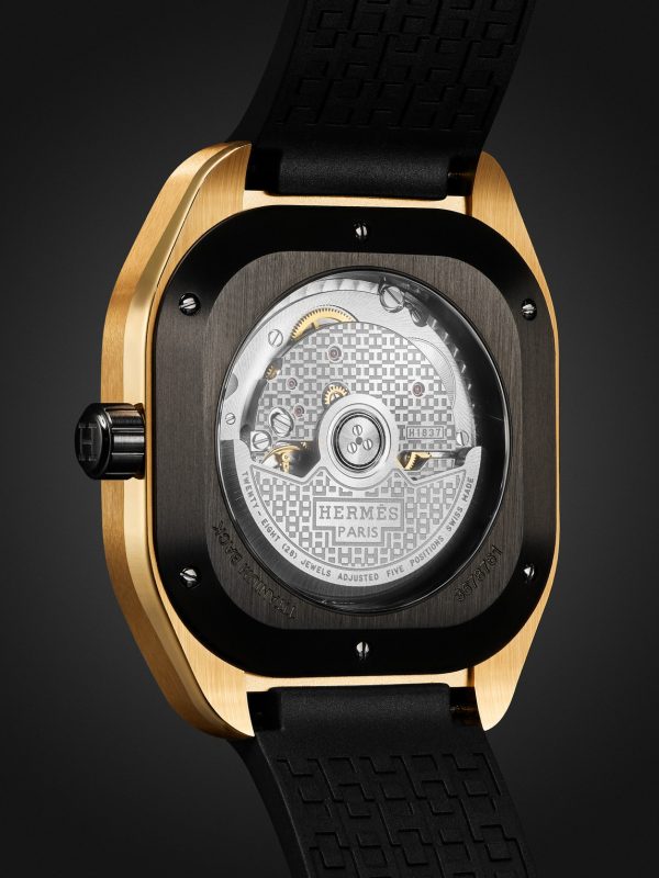 H08 Automatic 39mm DLC-Coated Titanium, Rose Gold and Rubber Watch, Ref. No. 060124WW00 - BK H08 Automatic 39mm DLC-Coated Titanium, Rose Gold and Rubber Watch, Ref. No. 060124WW00 - BK