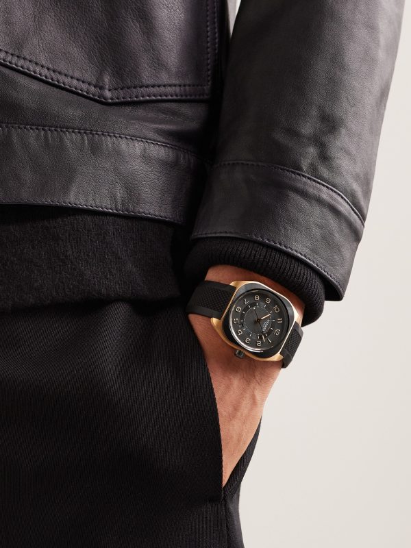 H08 Automatic 39mm DLC-Coated Titanium, Rose Gold and Rubber Watch, Ref. No. 060124WW00 - OU H08 Automatic 39mm DLC-Coated Titanium, Rose Gold and Rubber Watch, Ref. No. 060124WW00 - OU