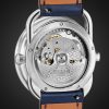 Arceau Le Temps Voyageur Automatic 38mm Stainless Steel and Leather Watch, Ref. No. W057263WW00 - BK Arceau Le Temps Voyageur Automatic 38mm Stainless Steel and Leather Watch, Ref. No. W057263WW00 - BK