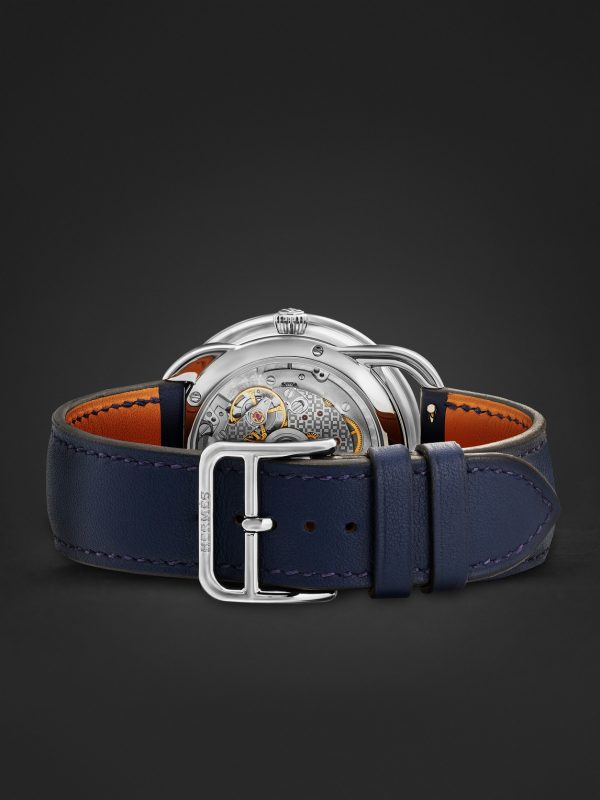 Arceau Le Temps Voyageur Automatic 38mm Stainless Steel and Leather Watch, Ref. No. W057263WW00 - E2 Arceau Le Temps Voyageur Automatic 38mm Stainless Steel and Leather Watch, Ref. No. W057263WW00 - E2