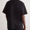 + JW Anderson Logo-Print Cotton-Jersey T-Shirt - BK + JW Anderson Logo-Print Cotton-Jersey T-Shirt - BK