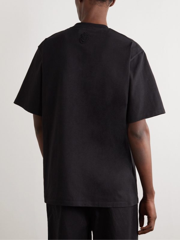 + JW Anderson Logo-Print Cotton-Jersey T-Shirt - BK + JW Anderson Logo-Print Cotton-Jersey T-Shirt - BK