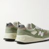 998 Leather- and Rubber-Trimmed Suede and Mesh Sneakers - BK 998 Leather- and Rubber-Trimmed Suede and Mesh Sneakers - BK