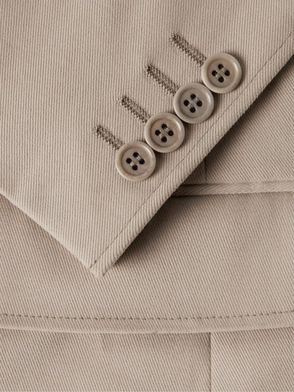 Cotton-Blend Twill Suit Jacket - CU