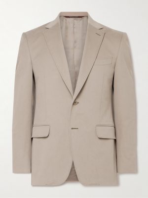 Cotton-Blend Twill Suit Jacket Cotton-Blend Twill Suit Jacket