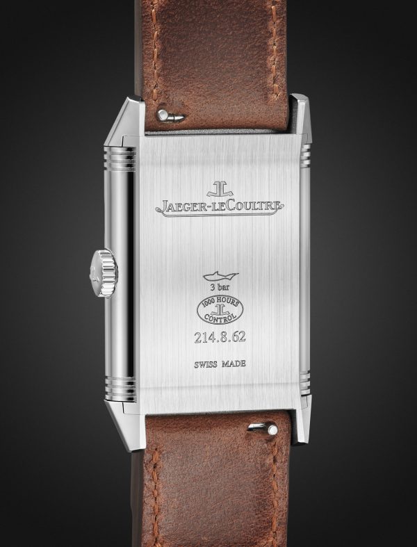Reverso Classic Large Small Seconds Singapore Hand-Wound 45.6mm Stainless Steel and Leather Watch, Ref No. Q385852G - BK Reverso Classic Large Small Seconds Singapore Hand-Wound 45.6mm Stainless Steel and Leather Watch, Ref No. Q385852G - BK