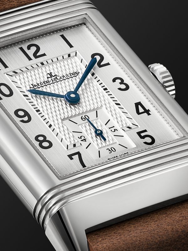 Reverso Classic Large Small Seconds Singapore Hand-Wound 45.6mm Stainless Steel and Leather Watch, Ref No. Q385852G - CU Reverso Classic Large Small Seconds Singapore Hand-Wound 45.6mm Stainless Steel and Leather Watch, Ref No. Q385852G - CU