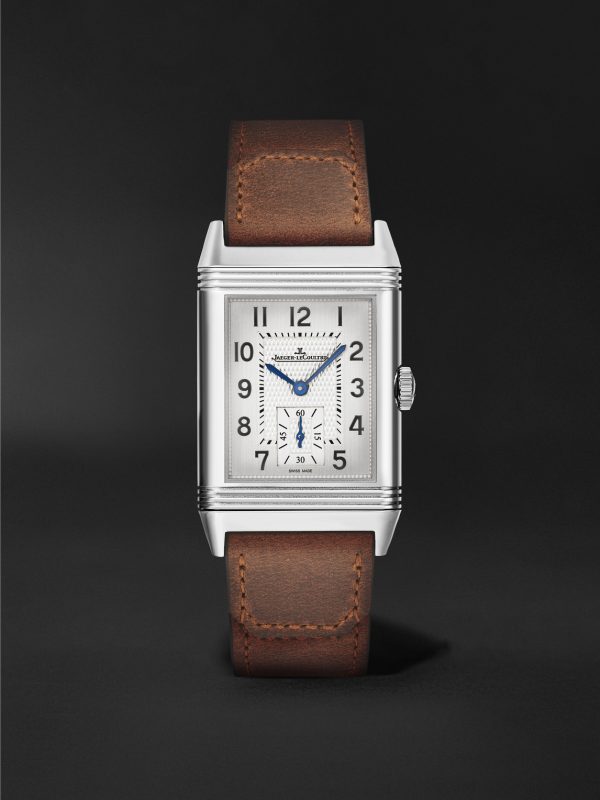 Reverso Classic Large Small Seconds Singapore Hand-Wound 45.6mm Stainless Steel and Leather Watch, Ref No. Q385852G - E5 Reverso Classic Large Small Seconds Singapore Hand-Wound 45.6mm Stainless Steel and Leather Watch, Ref No. Q385852G - E5