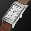 Reverso Classic Large Small Seconds Singapore Hand-Wound 45.6mm Stainless Steel and Leather Watch, Ref No. Q385852G - FR Reverso Classic Large Small Seconds Singapore Hand-Wound 45.6mm Stainless Steel and Leather Watch, Ref No. Q385852G - FR