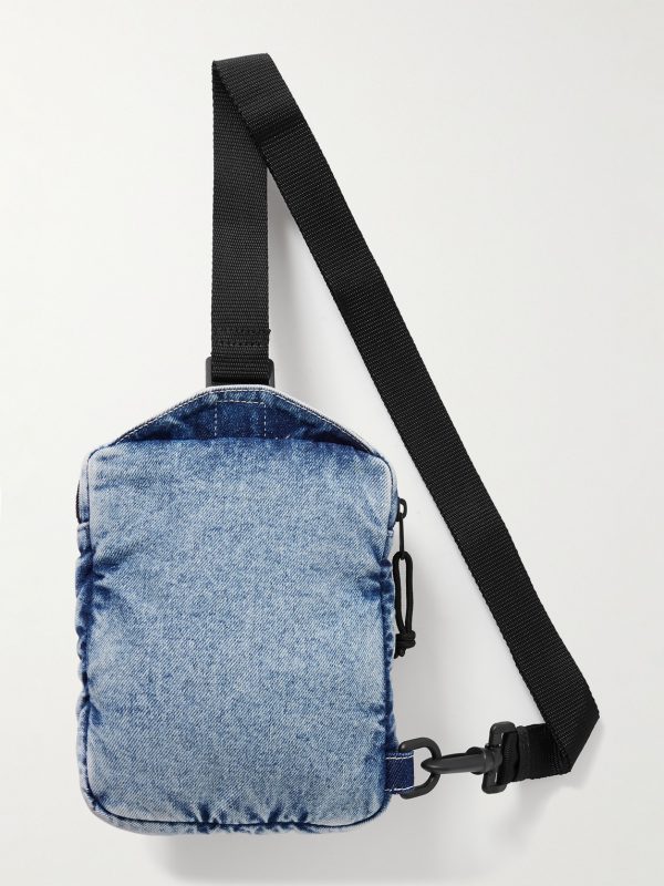 Explorer Logo-Appliquéd Nylon-Twill Messenger Bag - BK Explorer Logo-Appliquéd Nylon-Twill Messenger Bag - BK