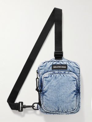 Explorer Logo-Appliquéd Nylon-Twill Messenger Bag Explorer Logo-Appliquéd Nylon-Twill Messenger Bag