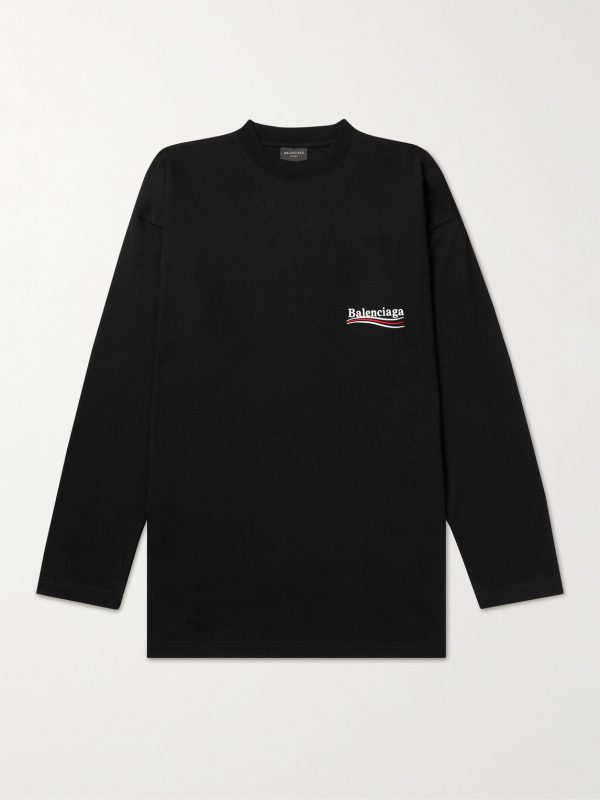 Logo-Embroidered Cotton-Jersey T-Shirt Logo-Embroidered Cotton-Jersey T-Shirt