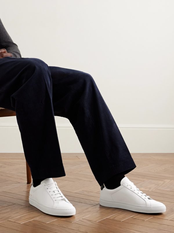 Retro Classic Leather Sneakers - OU Retro Classic Leather Sneakers - OU