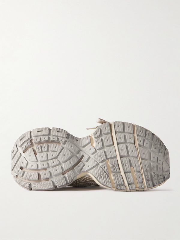 3XL Distressed Mesh and Rubber Sneakers - E1 3XL Distressed Mesh and Rubber Sneakers - E1