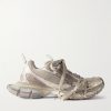 3XL Distressed Mesh and Rubber Sneakers 3XL Distressed Mesh and Rubber Sneakers